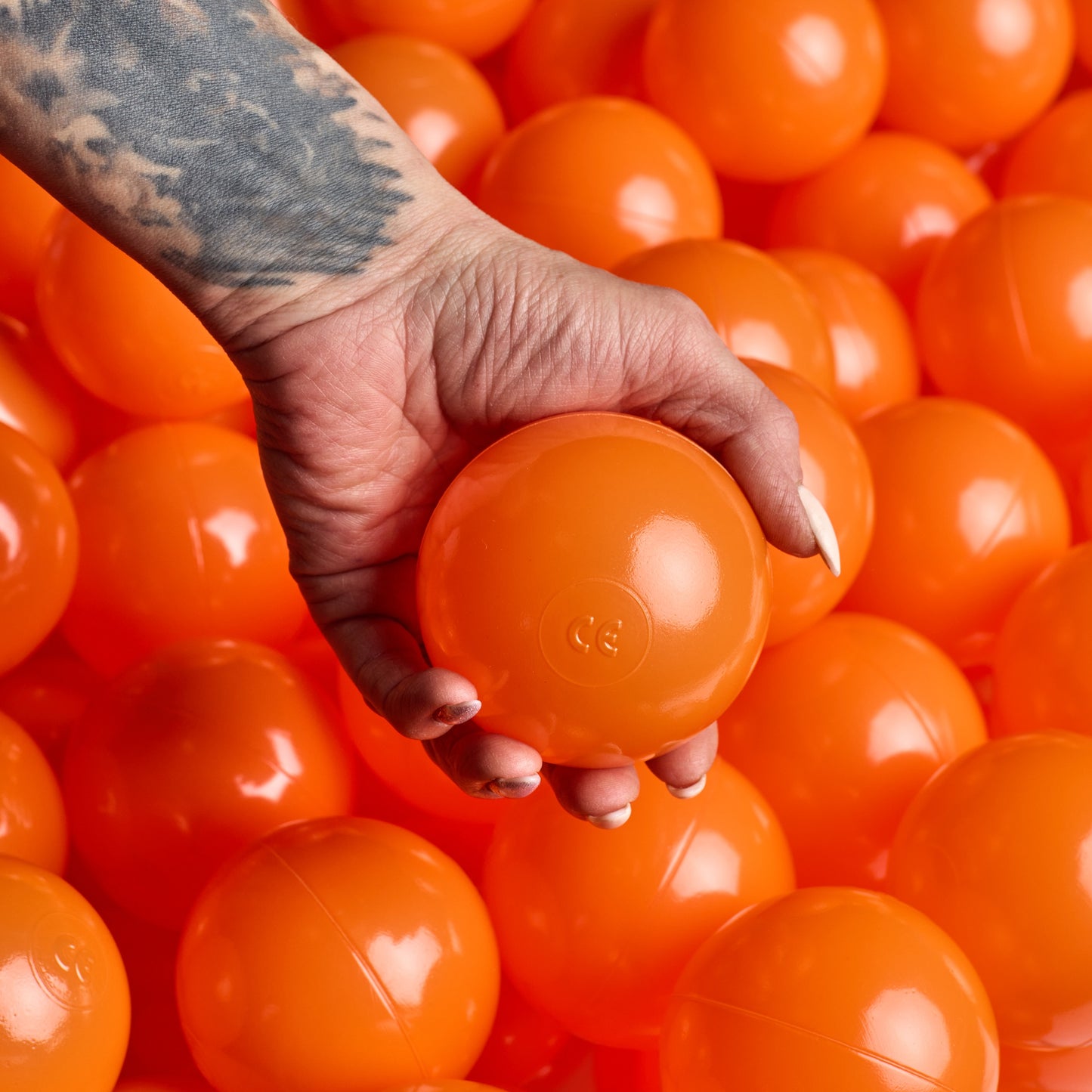 Orange Ball Pit Balls
