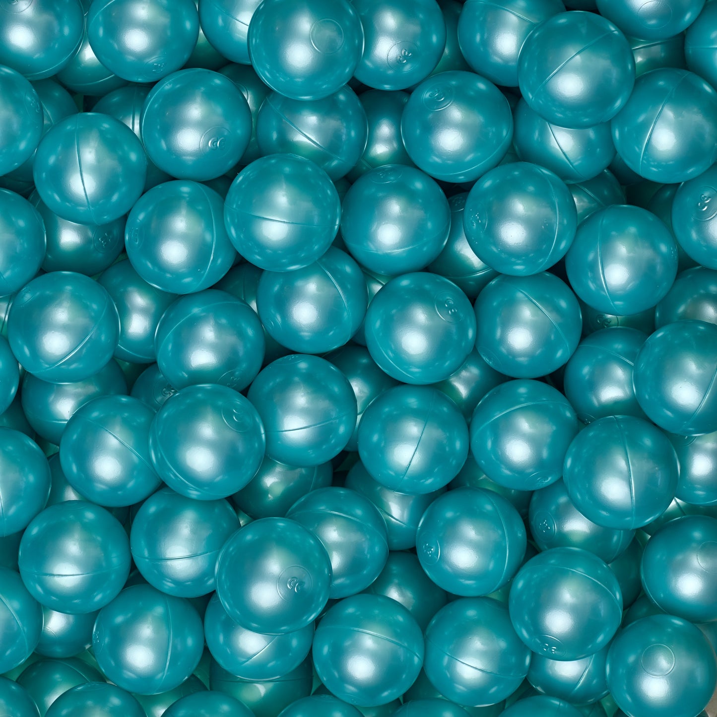 Metallic Turquoise Ball Pit Balls