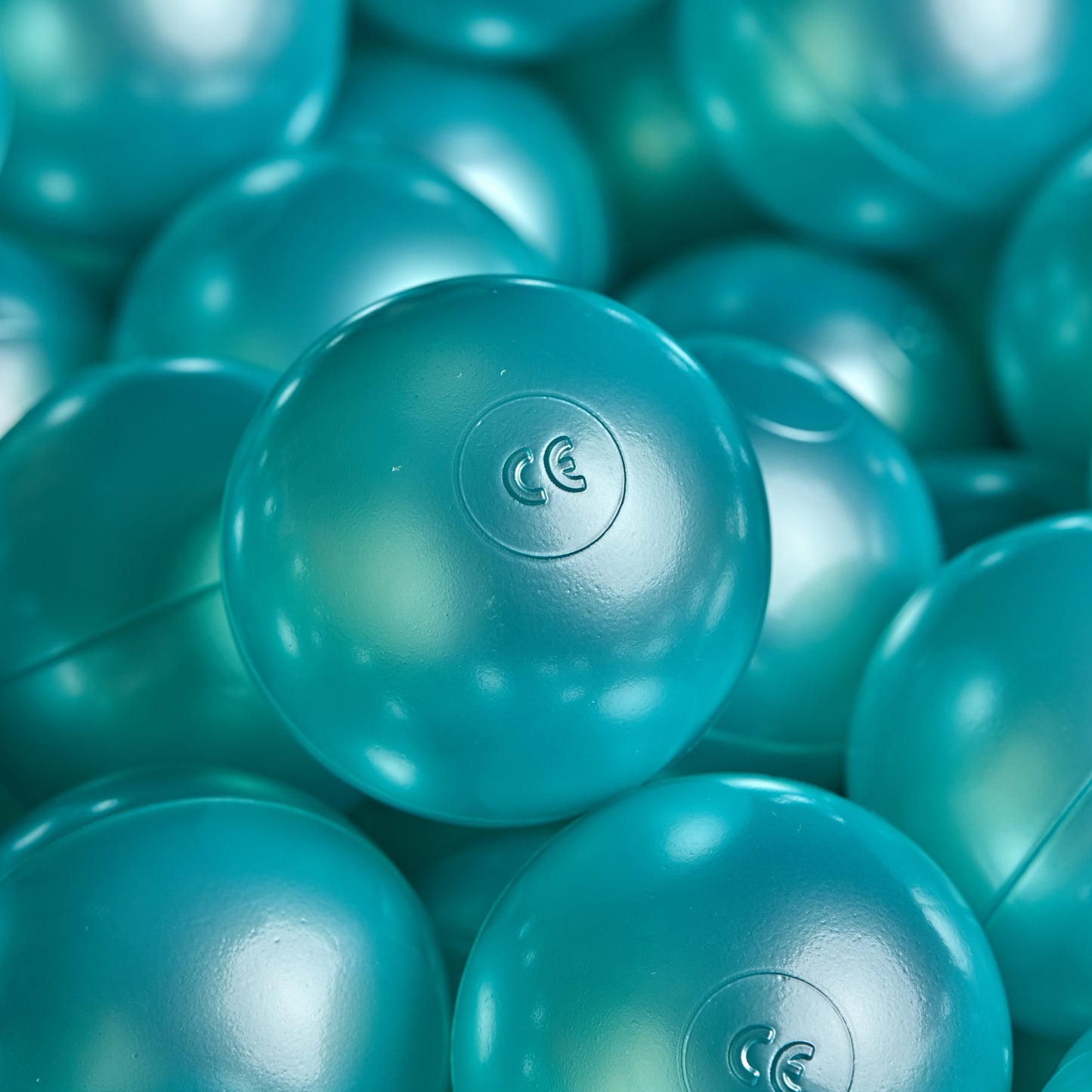 Metallic Turquoise Ball Pit Balls