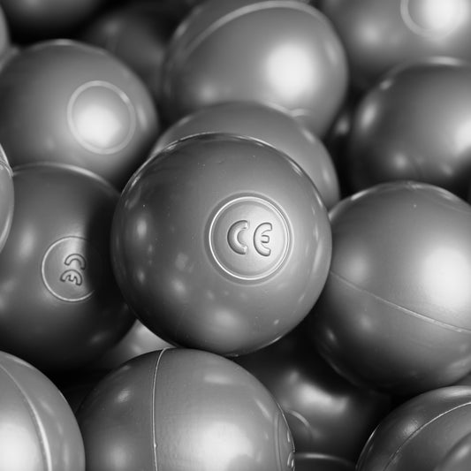Silver Ball Pit Balls