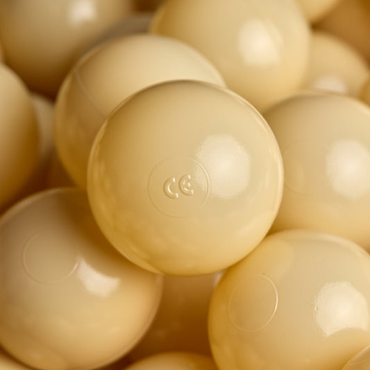 Warm beige ball pit balls