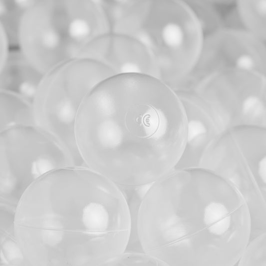 Clear ball pit balls