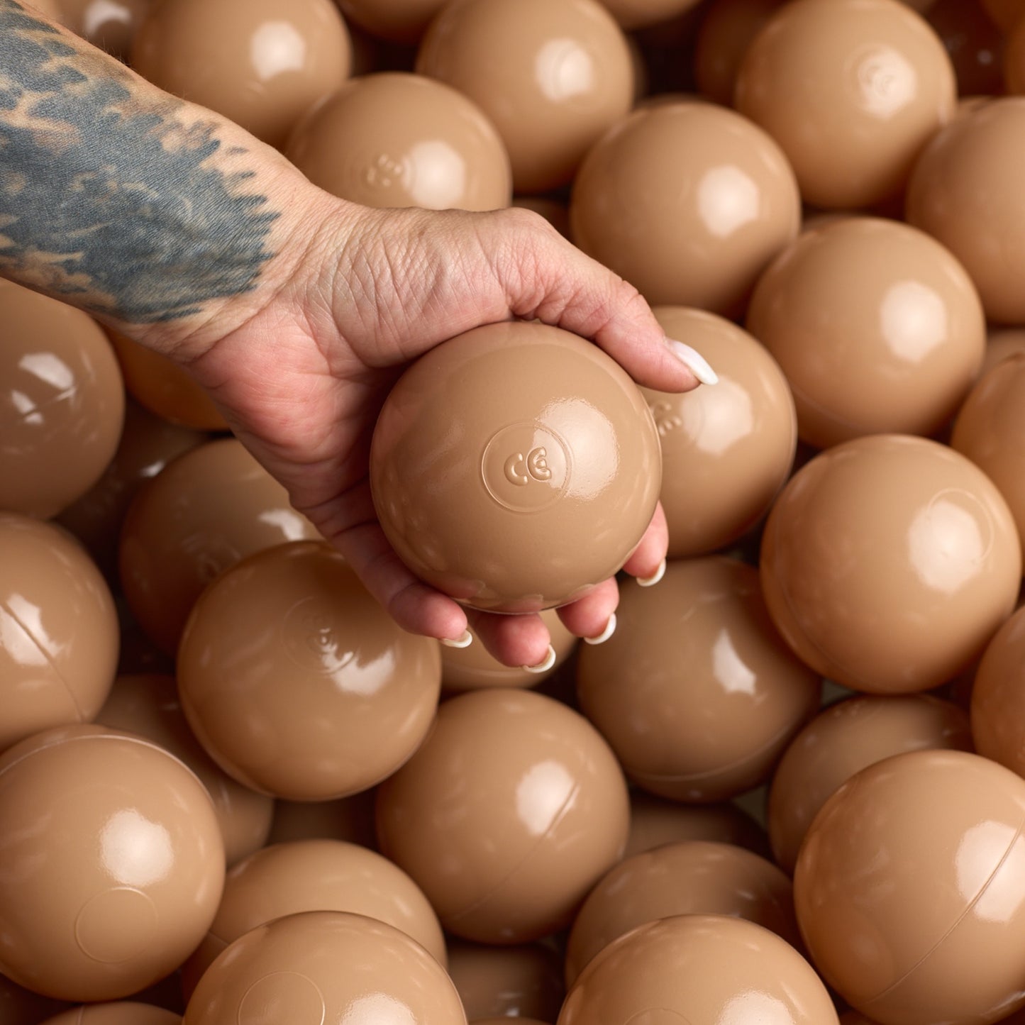 Beige Cappuccino Ball Pit Balls